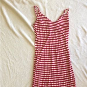 Red Striped Maxi Dress
